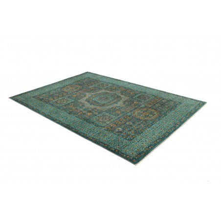 Tappeto Mamlouk Pakistan azzurro bianco 157x203