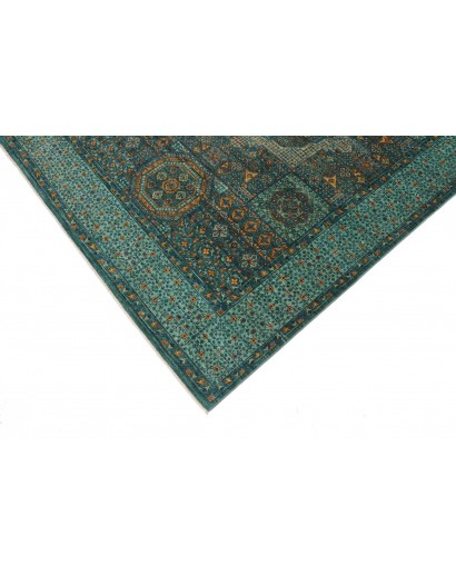 Tappeto Mamlouk Pakistan azzurro bianco 157x203