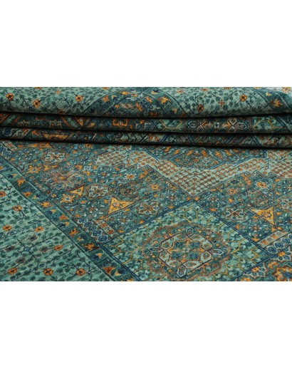 Tappeto Mamlouk Pakistan azzurro bianco 157x203