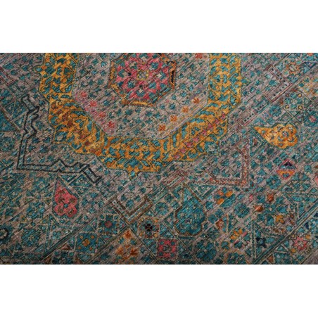 Tappeto Mamlouk Pakistan azzurro bianco 202x297
