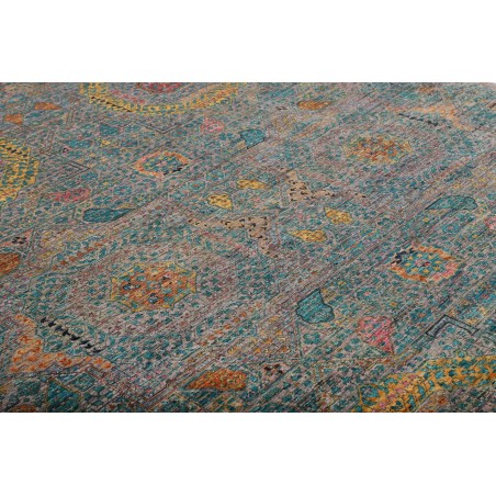 Tappeto Mamlouk Pakistan azzurro bianco 202x297