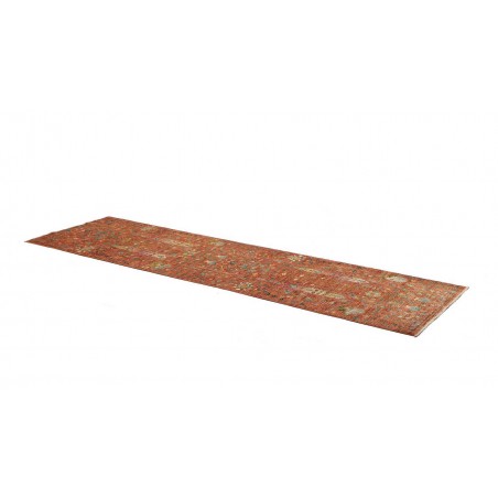Tappeto Shahi Fine Pakistan marrone giallo 84x294