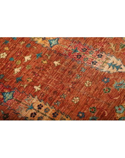Tappeto Shahi Fine Pakistan marrone giallo 84x294