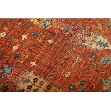 Tappeto Shahi Fine Pakistan marrone giallo 84x294