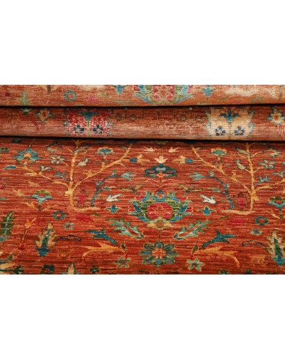 Tappeto Shahi Fine Pakistan marrone giallo 84x294