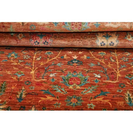 Tappeto Shahi Fine Pakistan marrone giallo 84x294