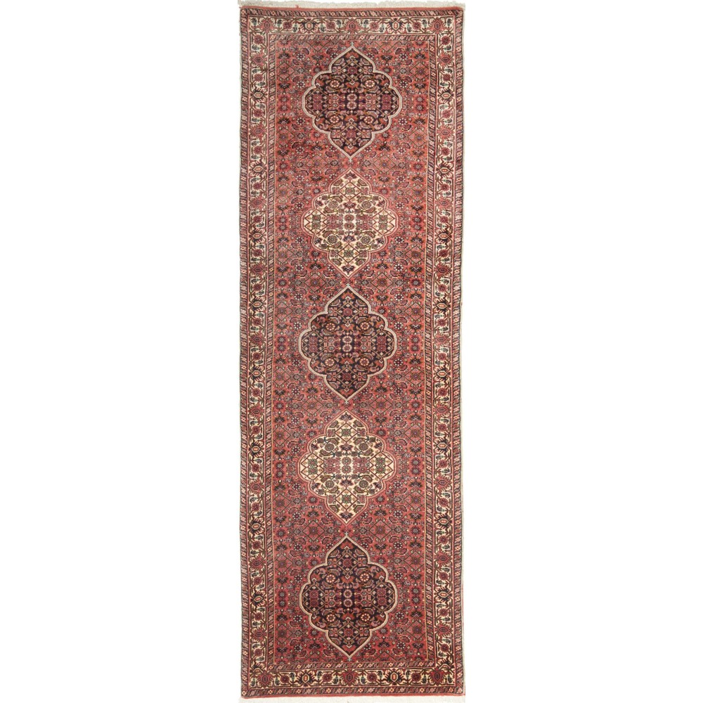 Tappeto Bidjar Persia marrone verde 77x248 Tappeto Bidjar Persia marrone verde 77x248