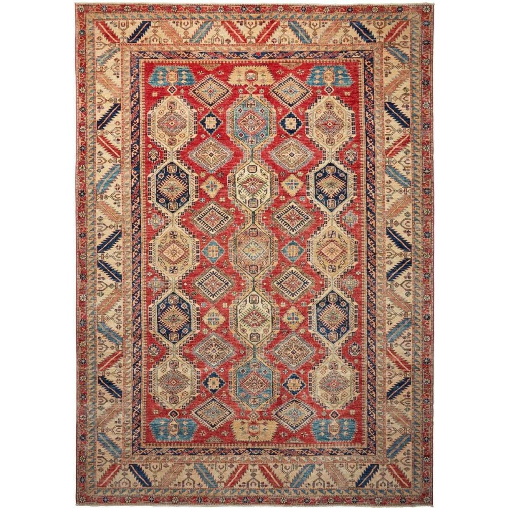 Tappeto Kazak Fine Pakistan bianco 268x370 Tappeto Kazak Fine Pakistan bianco 268x370