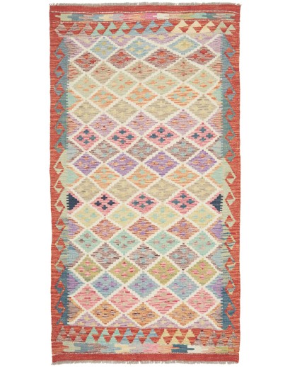 Tappeto Kilim Afghanistan marrone 101x190