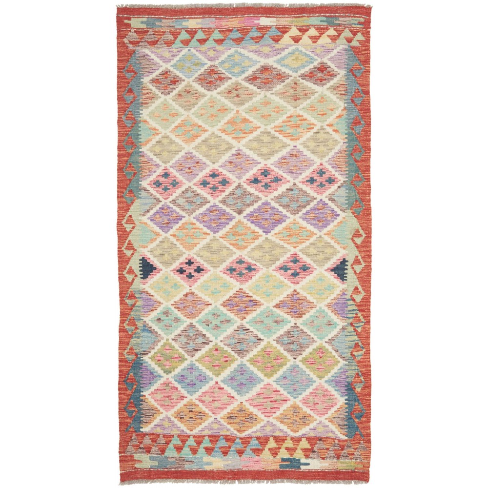 Tappeto Kilim Afghanistan marrone 101x190