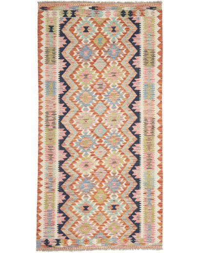 Tappeto Kilim Afghanistan marrone 101x198