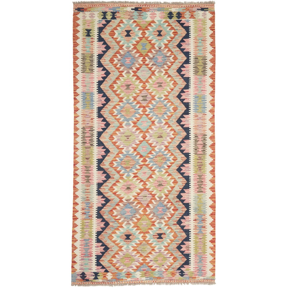 Tappeto Kilim Afghanistan marrone 101x198