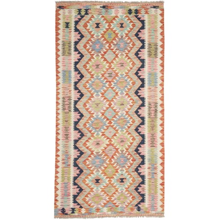 Tappeto Kilim Afghanistan marrone 101x198