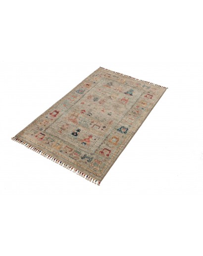 Tappeto Rubin Pakistan marrone grigio 79x132