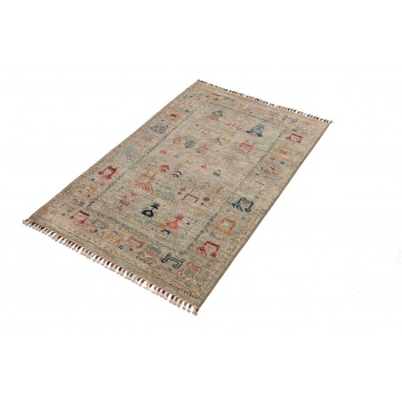 Tappeto Rubin Pakistan marrone grigio 79x132