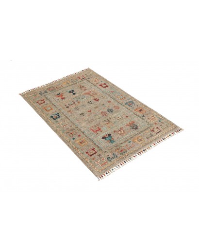Tappeto Rubin Pakistan marrone grigio 79x132