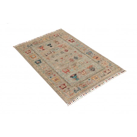 Tappeto Rubin Pakistan marrone grigio 79x132