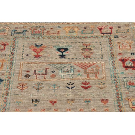 Tappeto Rubin Pakistan marrone grigio 79x132