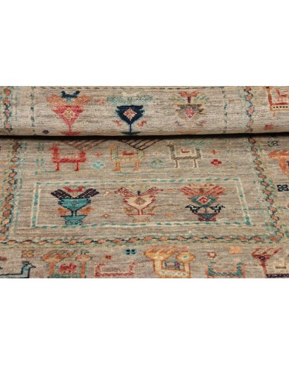 Tappeto Rubin Pakistan marrone grigio 79x132