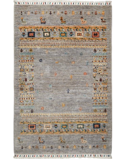 Tappeto Siva Pakistan marrone 99x147