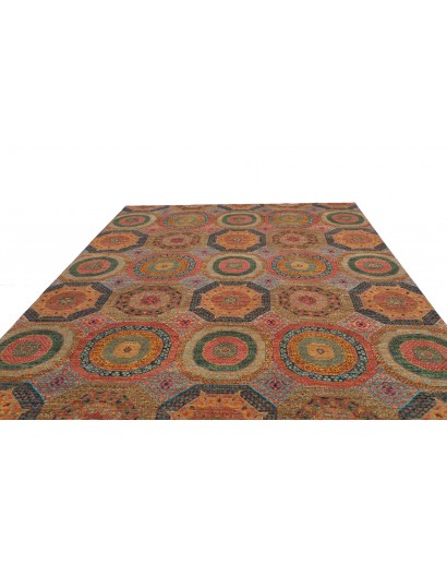 Tappeto Mamlouk Pakistan azzurro rosso 249x304