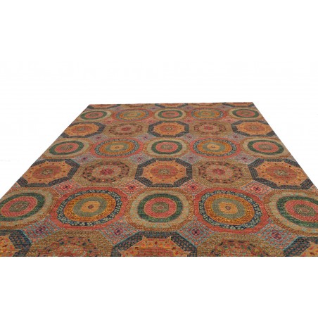 Tappeto Mamlouk Pakistan azzurro rosso 249x304