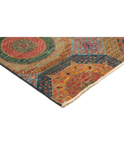 Tappeto Mamlouk Pakistan azzurro rosso 249x304