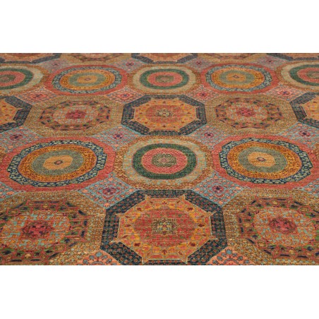 Tappeto Mamlouk Pakistan azzurro rosso 249x304