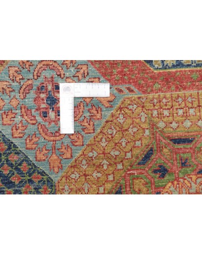 Tappeto Mamlouk Pakistan azzurro rosso 249x304