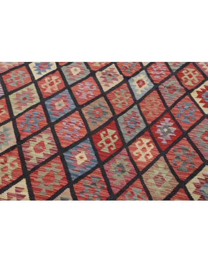 Tappeto Kilim Afghanistan marrone bianco 316x493
