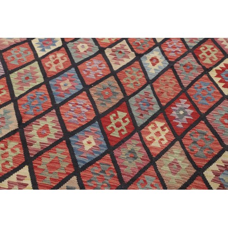 Tappeto Kilim Afghanistan marrone bianco 316x493