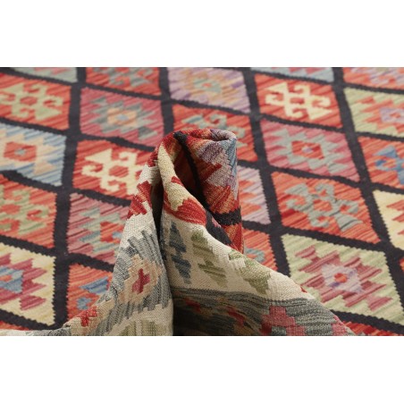 Tappeto Kilim Afghanistan marrone bianco 316x493