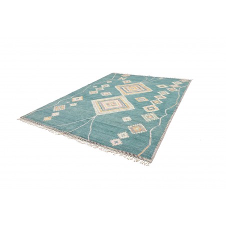 Tappeto blu bianco 243x310