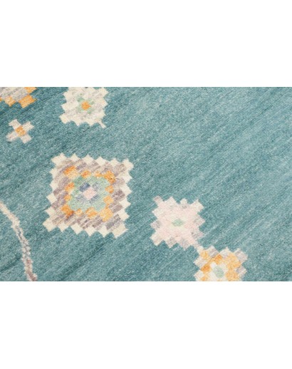 Tappeto blu bianco 243x310