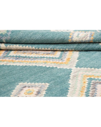 Tappeto blu bianco 243x310