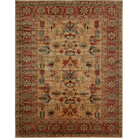 Tappeto Kazak Fine Pakistan marrone grigio 243x310