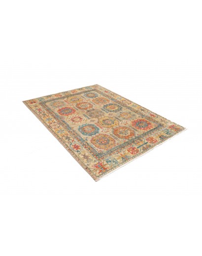 Tappeto Tribal Pakistan marrone 147x198