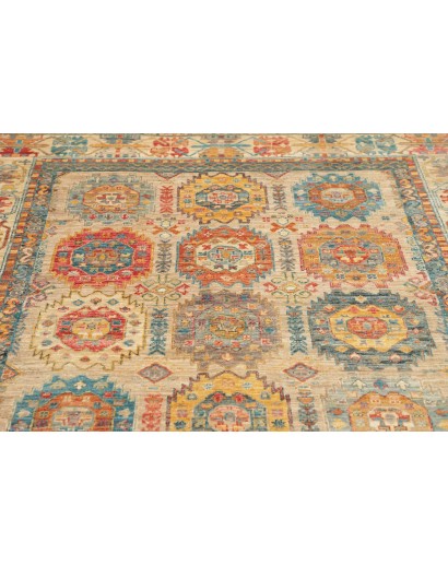 Tappeto Tribal Pakistan marrone 147x198