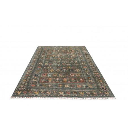 Tappeto Rubin Pakistan azzurro marrone 167x231