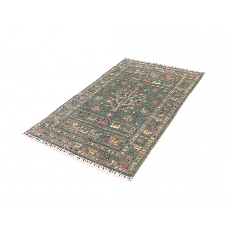 Tappeto Rubin Pakistan bianco azzurro 99x158