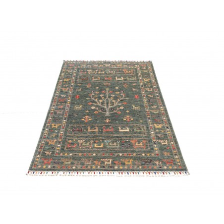Tappeto Rubin Pakistan bianco azzurro 99x158