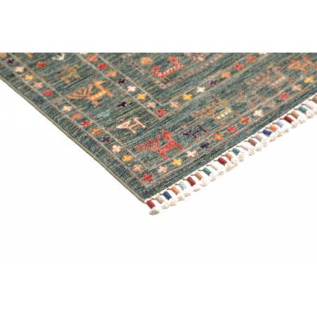 Tappeto Rubin Pakistan bianco azzurro 99x158