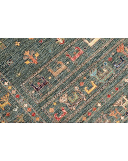 Tappeto Rubin Pakistan bianco azzurro 99x158