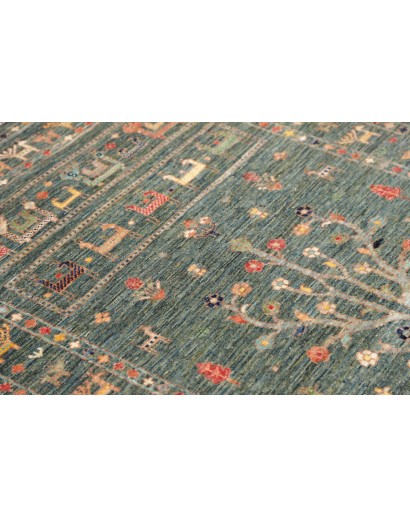 Tappeto Rubin Pakistan bianco azzurro 99x158