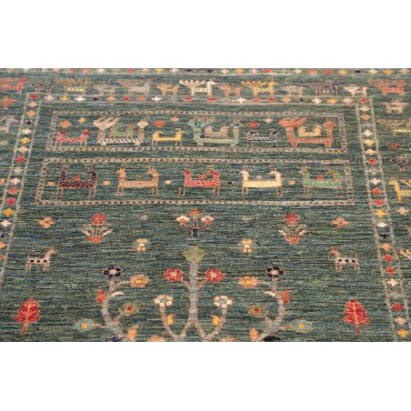 Tappeto Rubin Pakistan bianco azzurro 99x158