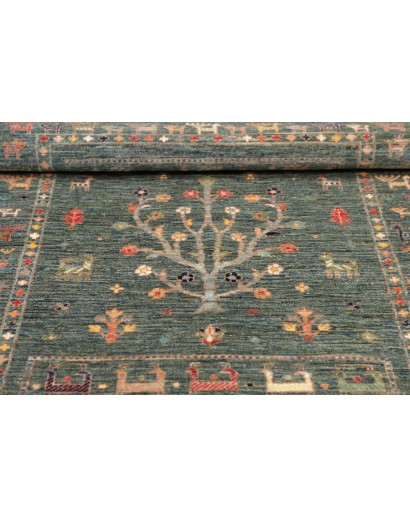 Tappeto Rubin Pakistan bianco azzurro 99x158