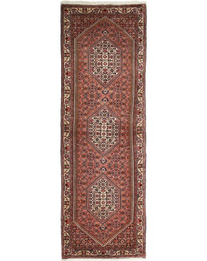 Tappeto Bidjar Persia verde bianco 68x209