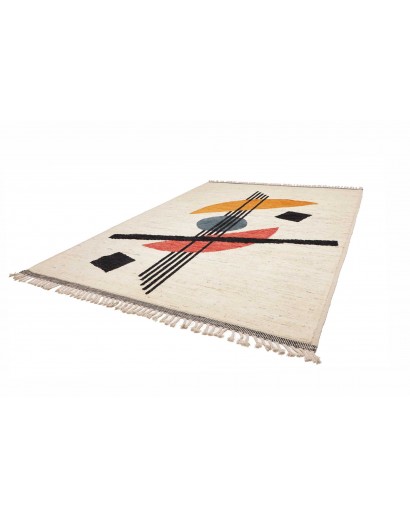 Tappeto bianco grigio 275x381