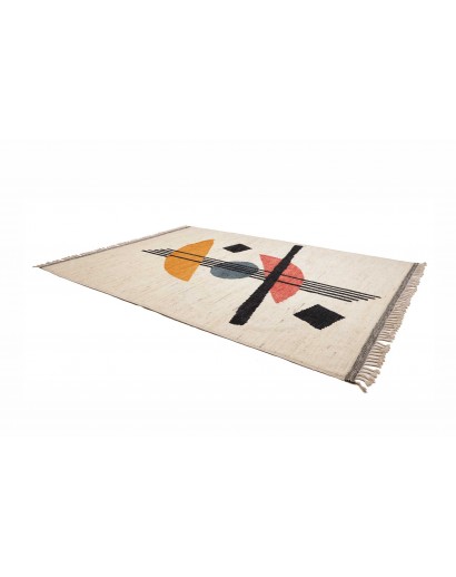 Tappeto bianco grigio 275x381