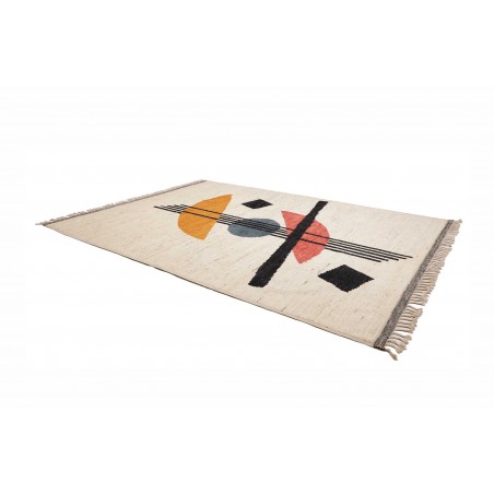 Tappeto bianco grigio 275x381